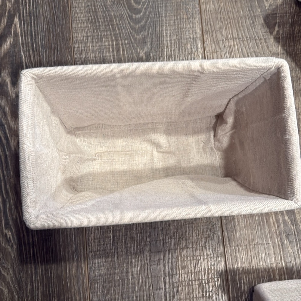 Cream Paper Rope Basket Set - Picture 3 of 10